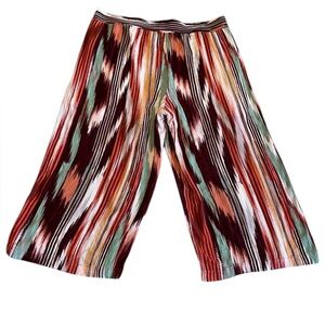 Torrid Multicolor Wide-Leg‎ Cropped Pants (Size 1 / 14-16)